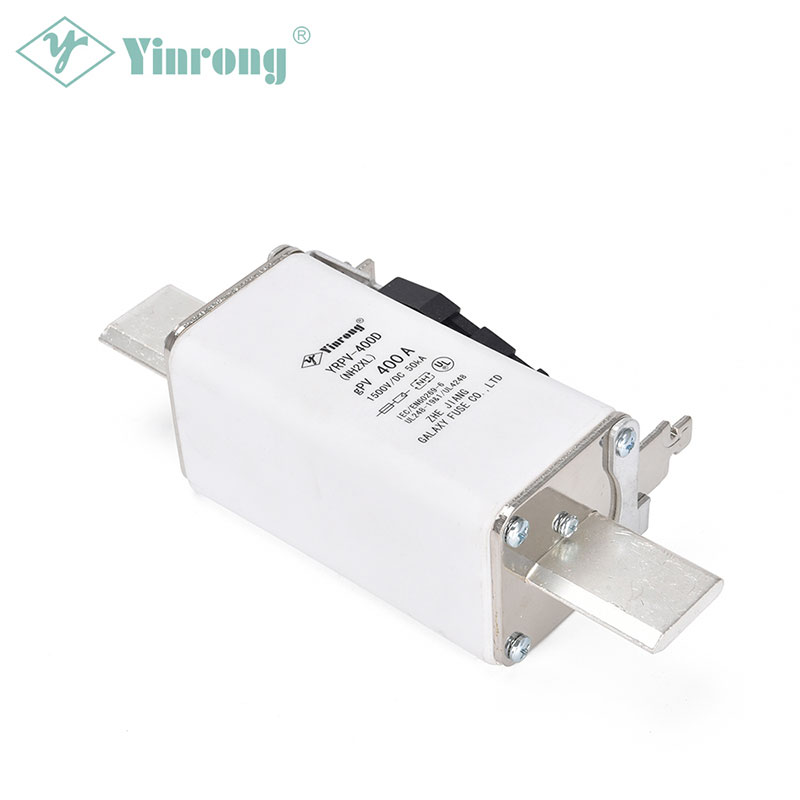 1500VDC 400A NH2XL saulės PV saugiklio jungtis su smogikliu