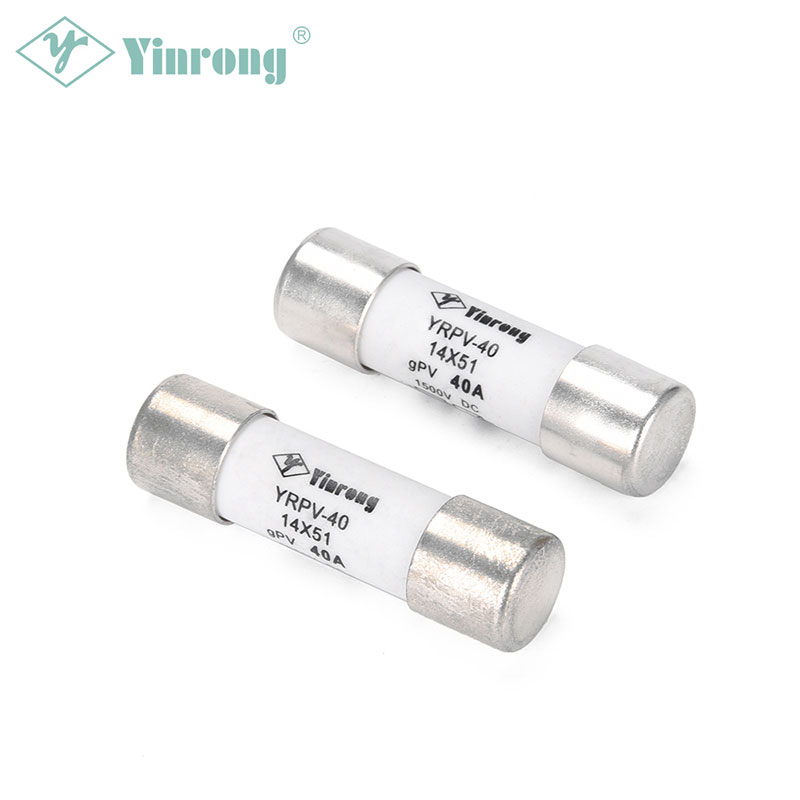 1500VDC 40A 14×51mm saulės PV terminio saugiklio jungtis